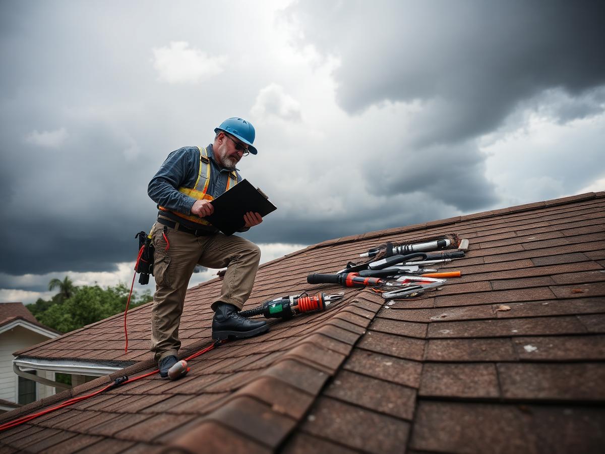 Roof Repair example